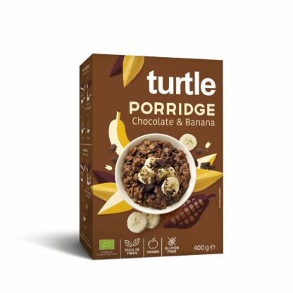 Turtle Porridge Chocolate Banana