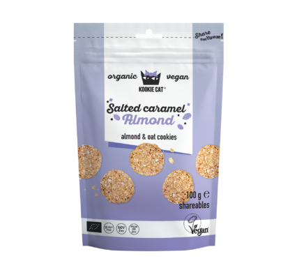 Kookie Cat  - Biscotti Bio con Mandorle Caramellate Salate