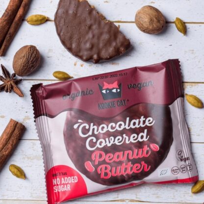 Kookie Cat  - Biscotto Bio con Cioccolato senza zuccheri aggiunti e burro di arachidi - immagine 2