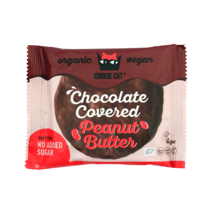 Kookie Cat  - Biscotto Bio con Cioccolato senza zuccheri aggiunti e burro di arachidi